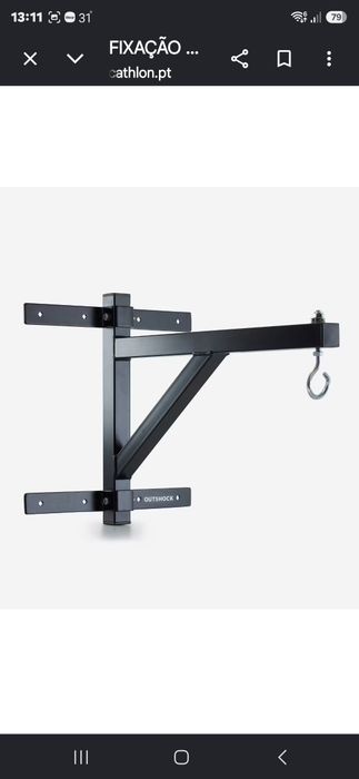 Saco de box  Outshock com suporte