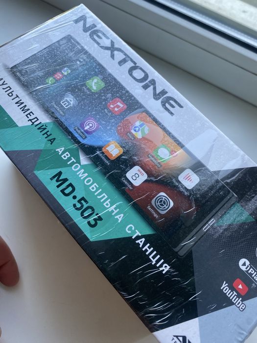 Автомагнітола 1DIN Nextone MD-503 (2/32Gb) 6.3" IPS / CarPlay / Android Auto