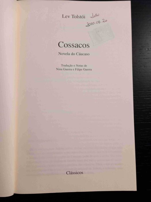 Os Cossacos e Ressurreição de Lev Tolstoi - 2 livros
