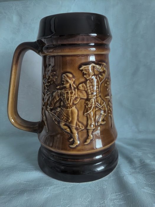 Kufel ceramiczny 21 cm,duży kufel kolekcjonerski