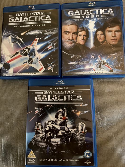 Galactica serie completa e filme Blu-ray (Como novo)