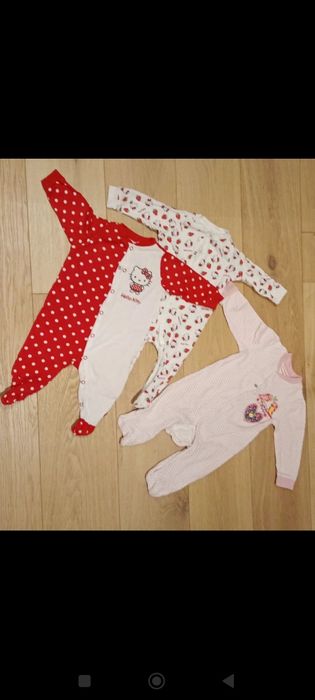 Ubranka dla dziewczynki na 56cm -74cm