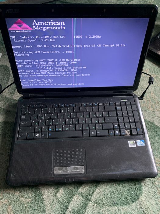 Asus k50in під відновлення або на запчастини