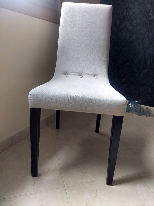 Cadeiras Sala Forradas Tecido Microfibra lavável