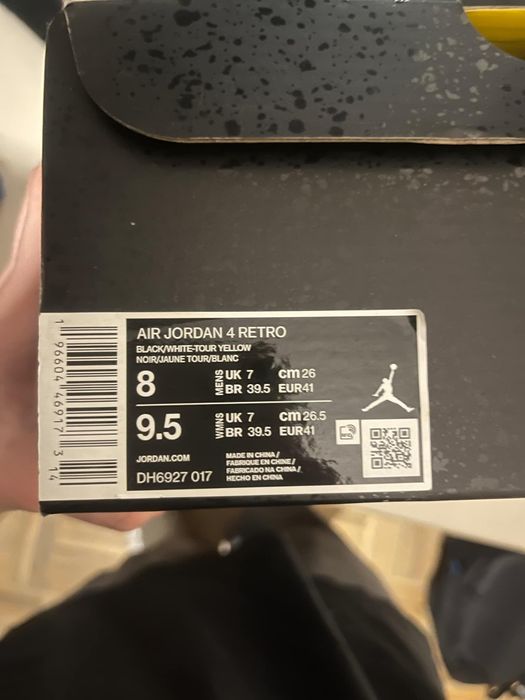 Buty Nike air jordan 4 retro yellow thunder Prosze zobaczyć opis