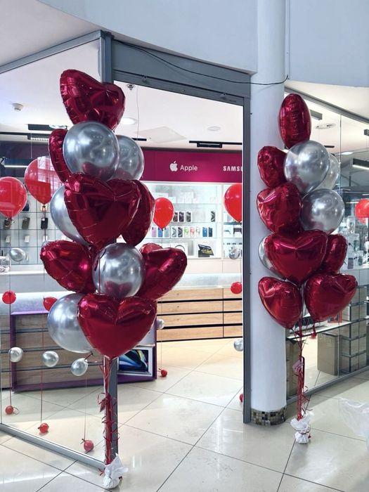 Повітряні кульки до Дня Валентина , 14лютого ,Гелієві кульки,Love