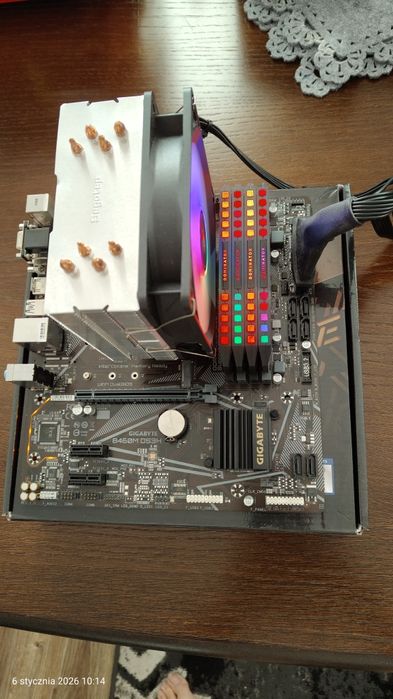 Komputer i5 10400f + b460m DS3H + 32gb DDR4 DOMINATOR 3200mhz