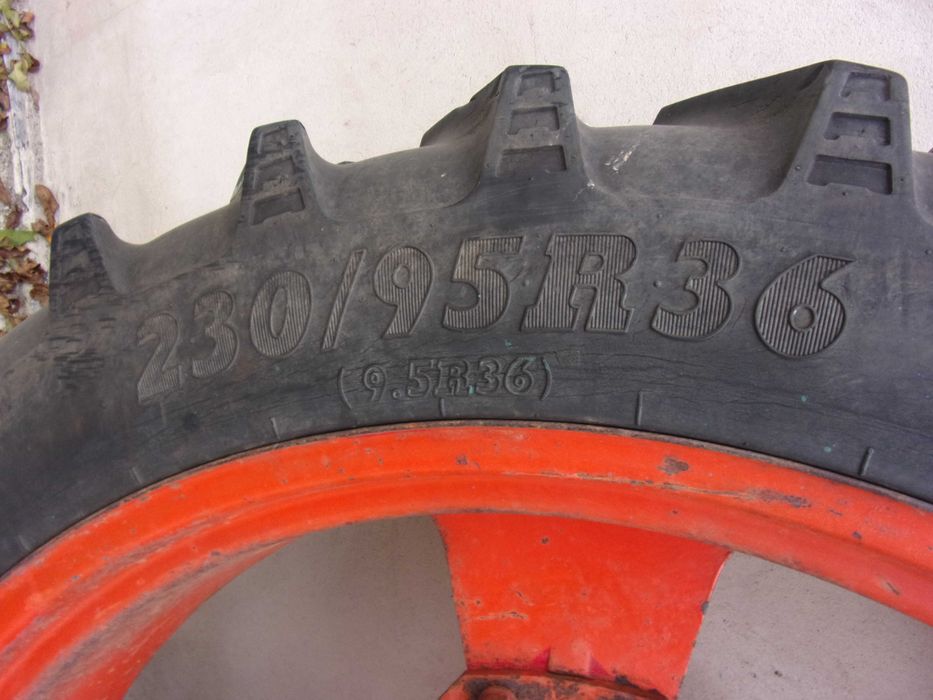 Koła wąskie międzyrzędowe 9,5 x 36 zetor ursus nh mf deutz same