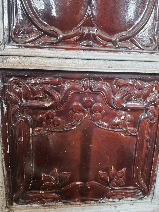 Piękny piec kaflowy