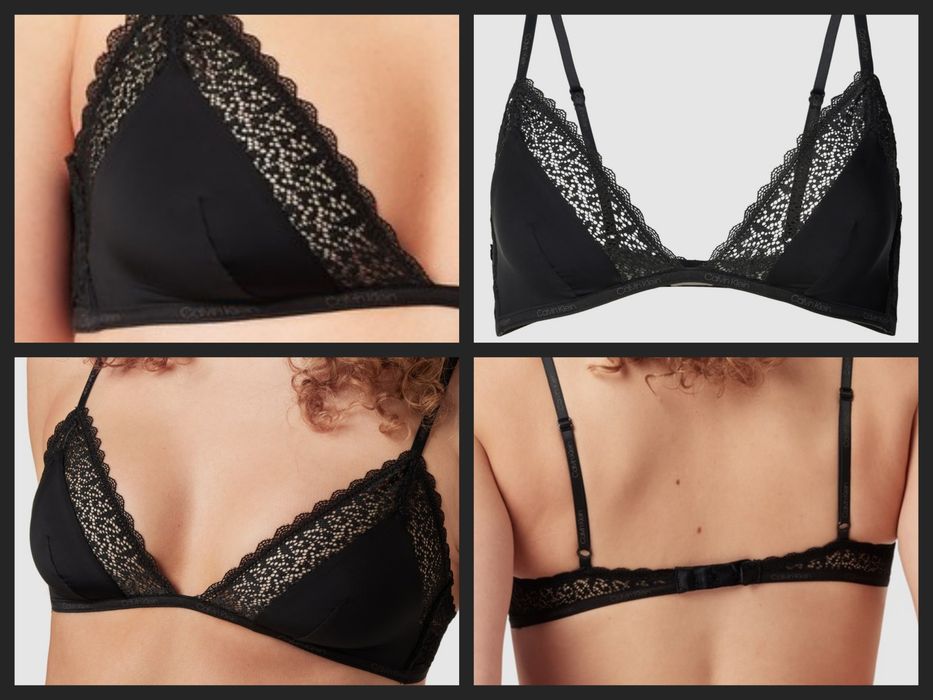 Pierwszy biustonosz stanik rozm.S Calvin Klein Underwear FLIRTY, styl bralette