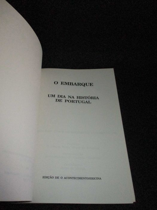 Livro O Embarque João Marques de Almeida