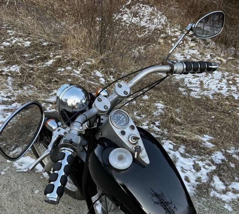 Дзеркала мото (пара) "ОВАЛ ХРОМ" M8  М10 R+R