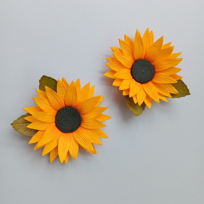 Квіти для волосся із фоамірану. Аксесуари до вишиванки