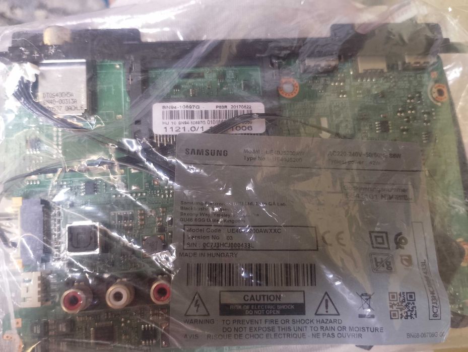 Mainbord de TV Samsung ue40j5200aw