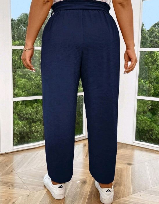Granatowe spodnie 1xl