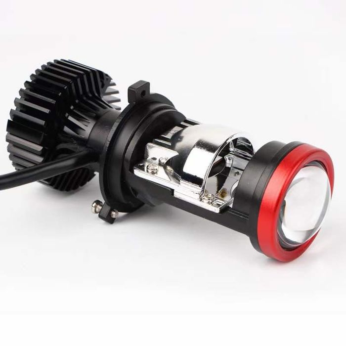 Светодиодные Мини Линзы Y7D H4 biled 12-24в Цена за Комплект 2шт