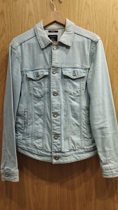 Blusão de ganga top.