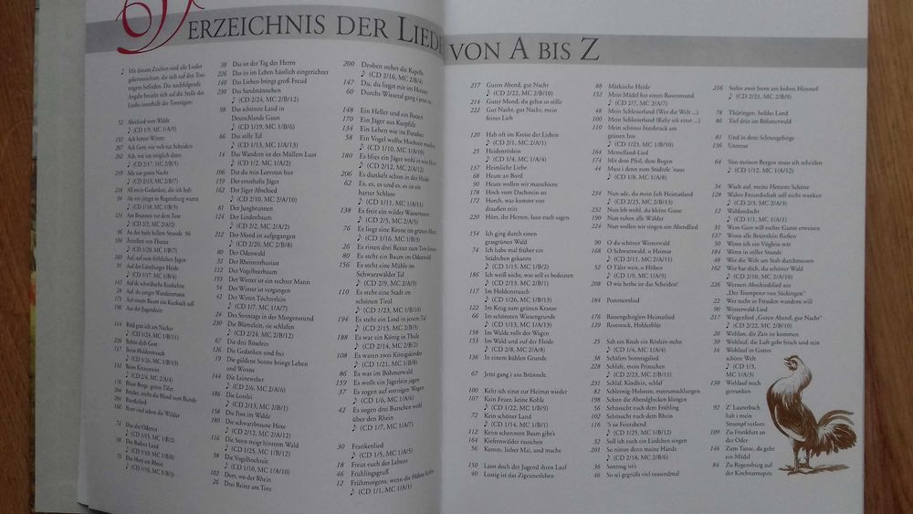 UNIKAT Album i kasety magnetofonowe Die Schonsten Deutschen Volksliede