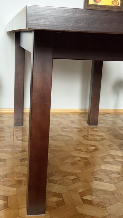 Stół prostokątny wenge 200x80 składany