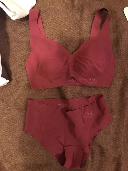 Sloggi zero feel triumph biustonosz stanik majtki S