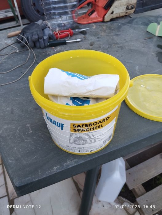 Massa barramento safe board knauf