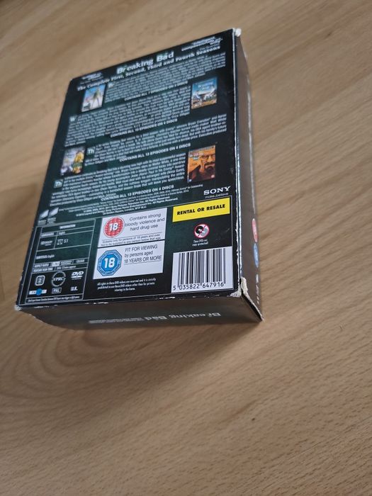 DVD Breaking Bad Complete Seasons 1-4, wersja angielska