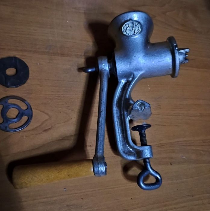 Винтажная мясорубка National Spong производство Англия