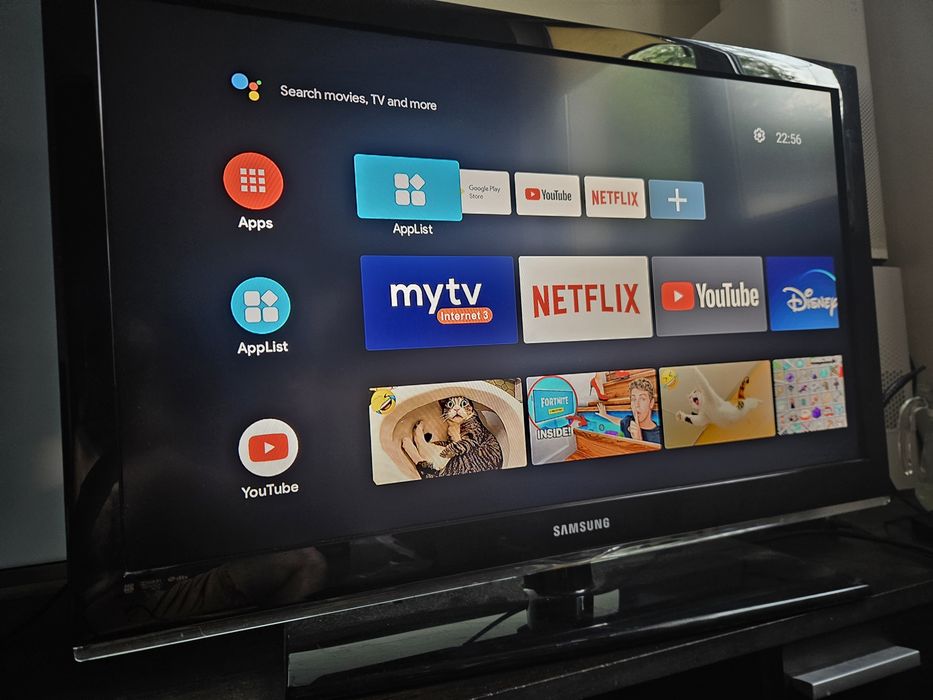 Samsung  smart 40 cali z android box