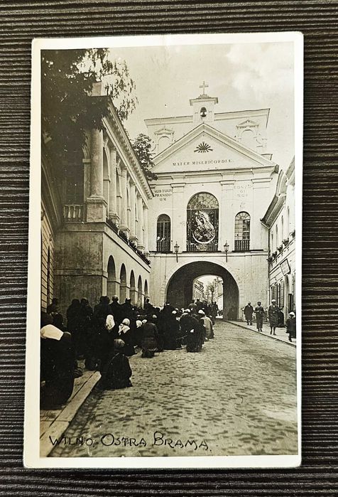Ostra Brama Wilno fotografia karta pocztowa