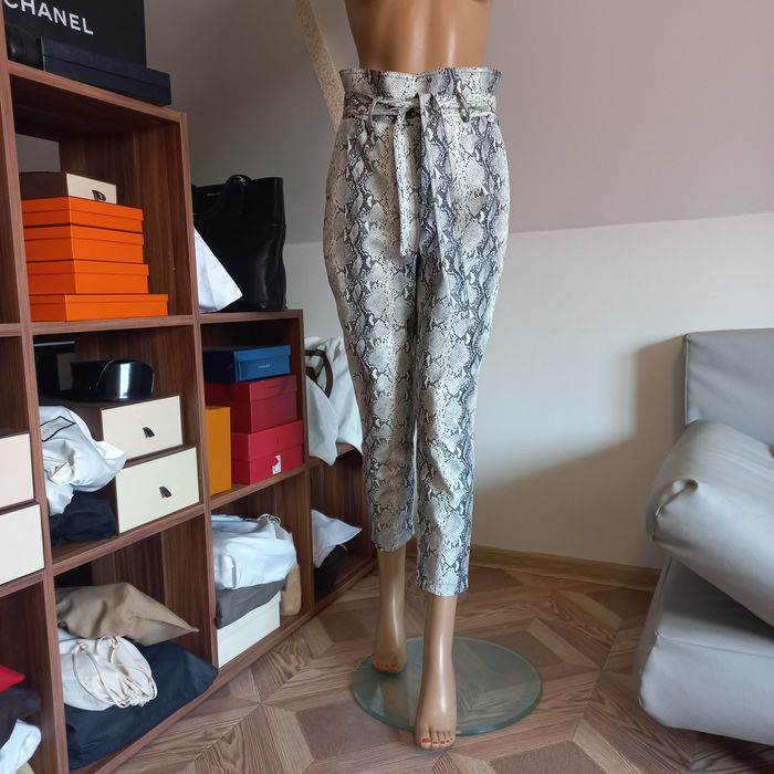 Twin-Set! Оригінал! Стильні жіночі брюки штани з високою посадкою