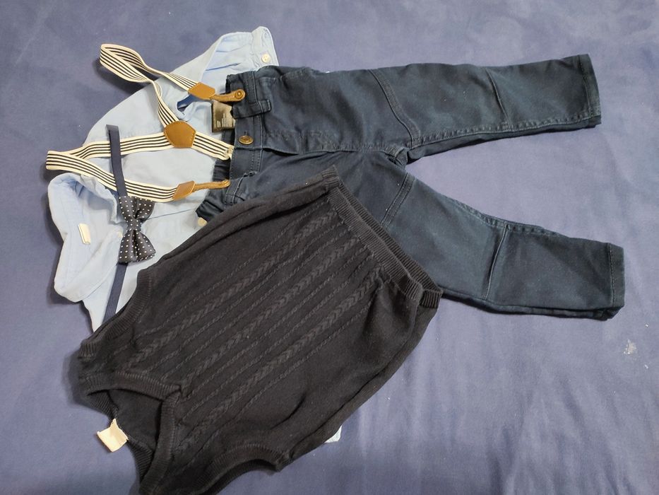 Elegancki komplet dla chłopca rozmiar 80