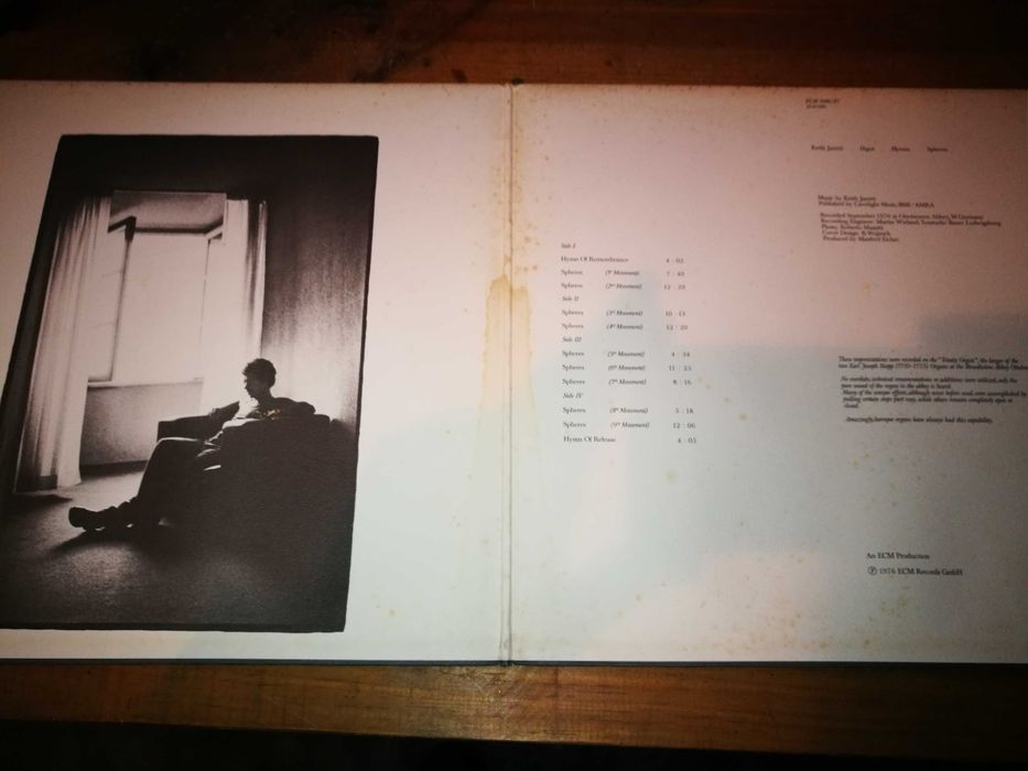 KEITH   JARRETT - Hymns Spheres 2xLP