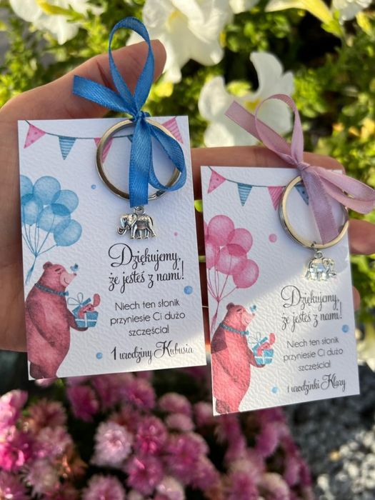 Podziękowanie dla gości - urodziny, roczek dziecka, chrzest