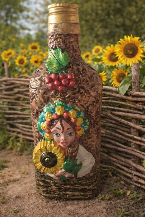 Пляшки в українському стилі