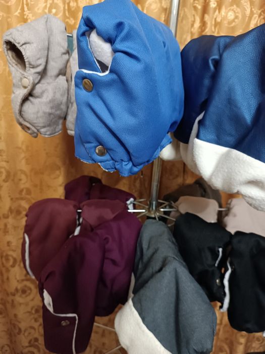 Муфта,варежки,разные расцветки