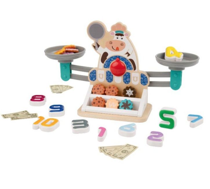 Іграшкові дерев'яні ваги