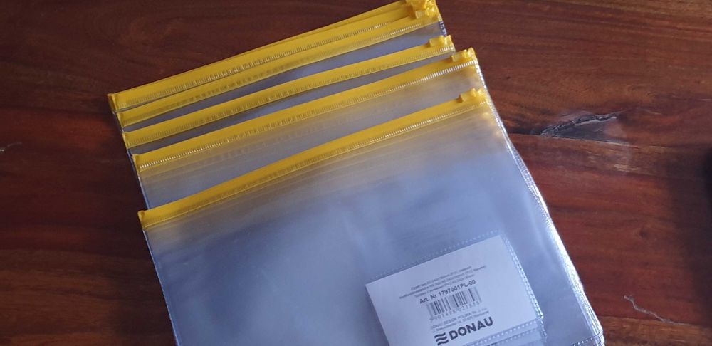 TOREBKA zamykana na suwak z wizytówka POJEMNIK na dokumenty, pamiątki 10szt 26pln