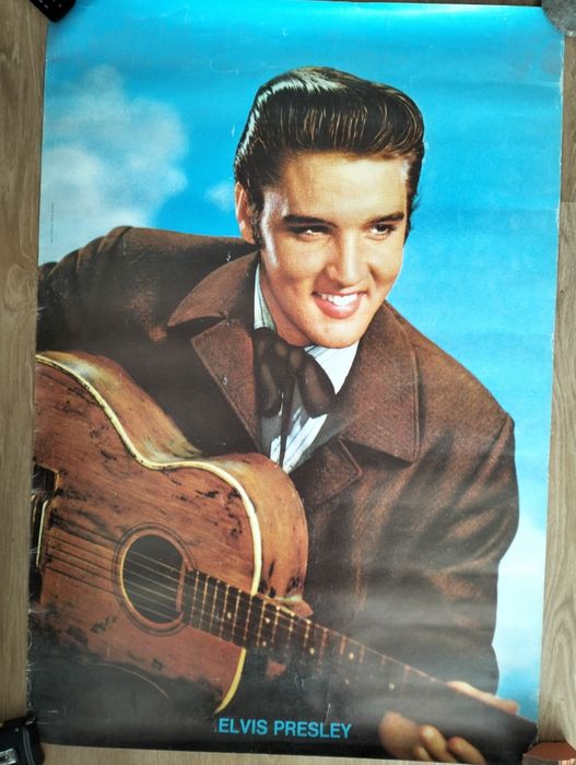 Antigo poster Elvis Presley