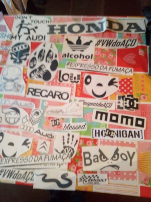 Autocolantes / stickers  Tunning, carros , motas .em stock para despac