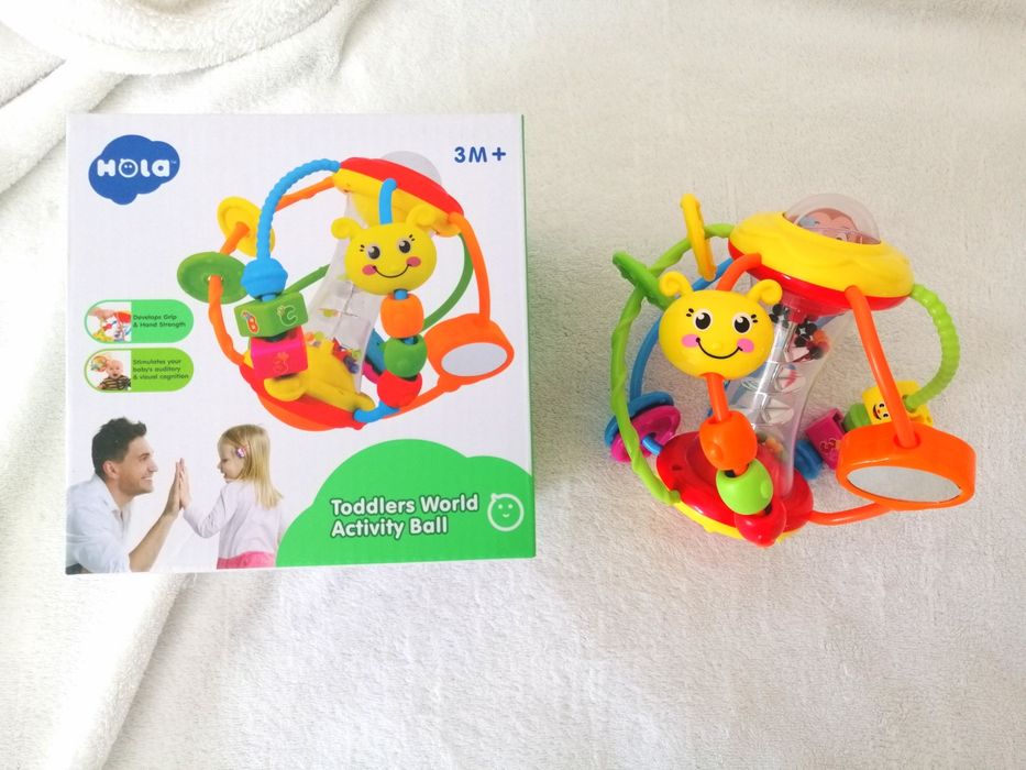 Bola de atividades gatinhar bebés 3M+