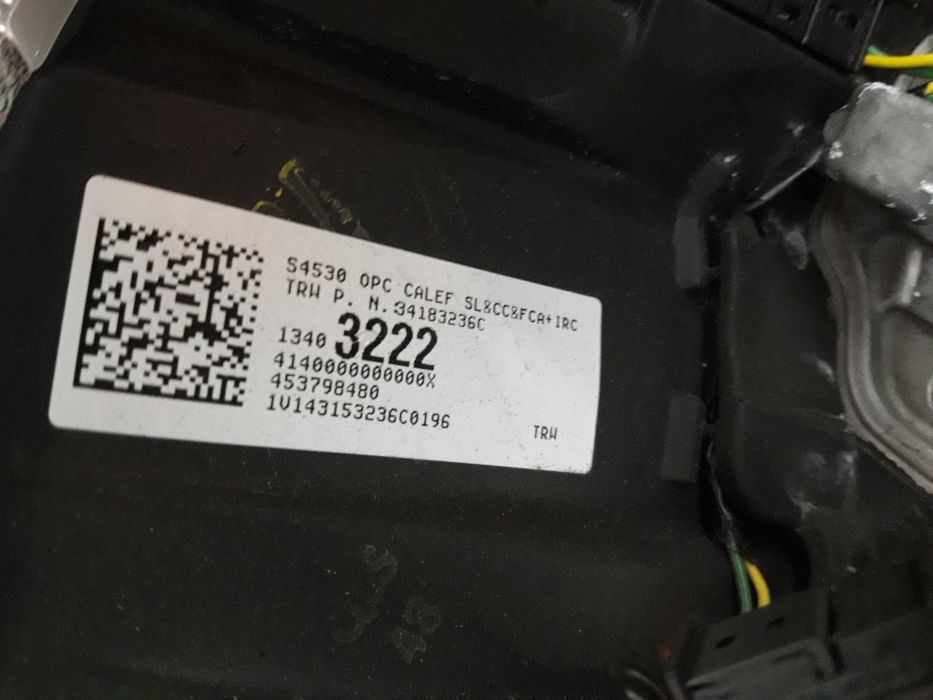 Kierownica Skórzana Podgrzewana Multifunkcja Opel Corsa E OPC-Line 14-