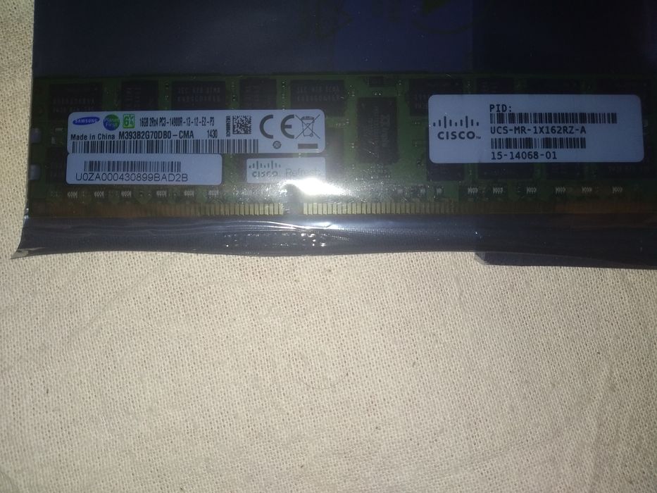 Пам'ять до серверів 16Gb DDR3 UCS-MR-1x162RZ-A
