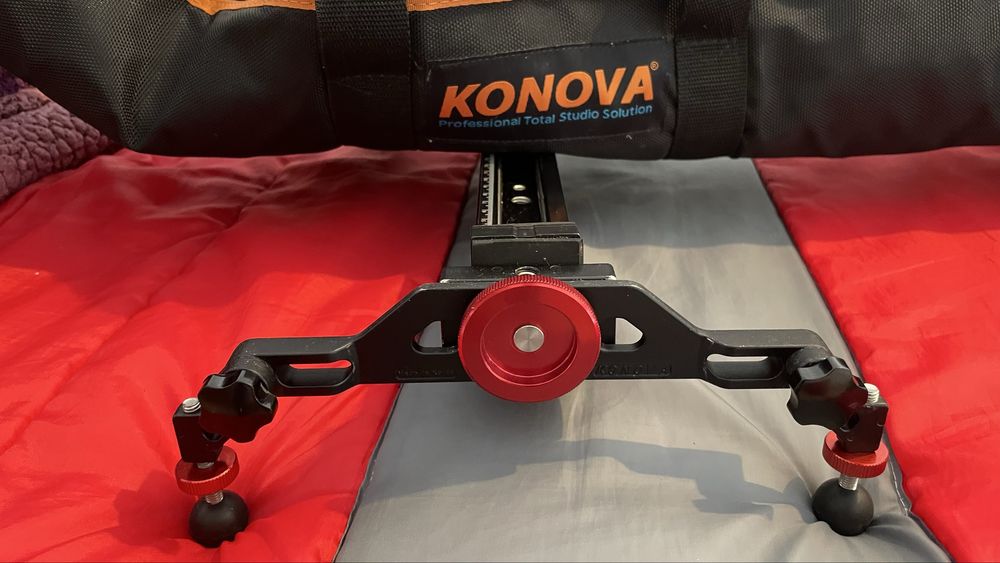 Slider Konova K1 120cm, todos os acessorios