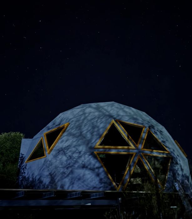Casa de madeira Dome geodésico