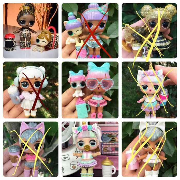 Кукла лол единорожка unicorn lol Пчелка Queen bee Китти Квин Фирс