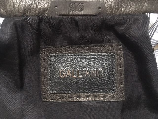 Шкіряна куртка/косуха Galliano. Нов з бірками