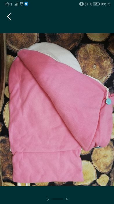 Зимовий пуховий пуффер конверт в коляску manudieci  il gufo