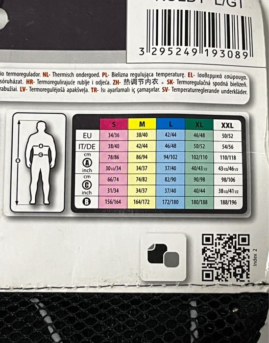 Komplet bielizny termoaktywnej Delta Plus L