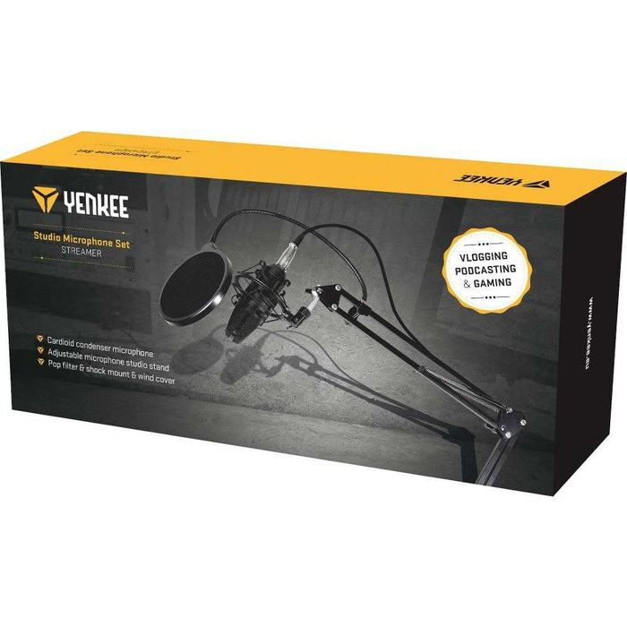 Мікрофон для пк, ігровий мікрофон Mikrofon YENKEE YMC 1030 STREAMER