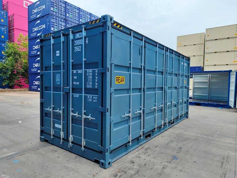 Kontener morski, magazynowy, 20'HC Open Side / 20'HC Side Door, nowy.